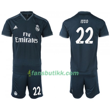 Fotballdrakt Real Madrid ISCO 22 Barn Bortetrøye 2018-2019 Kortermet